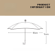 Children's Umbrella Rounded Corner Large Raccoon Adventure (Double Layer)