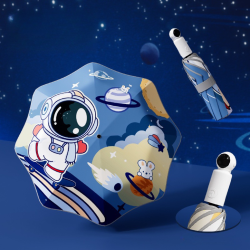 Children's Umbrella Automatic Folding Umbrella Astronaut-Hao