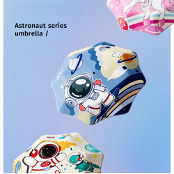 Children's Umbrella Automatic Folding Umbrella Astronaut-Han