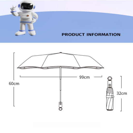 Children's Umbrella Automatic Folding Umbrella Terena