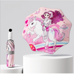 Children's Umbrella Automatic Folding Umbrella Alice Dream