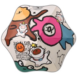 Automatic Folding Safety Reflective Umbrella Planet Paradise