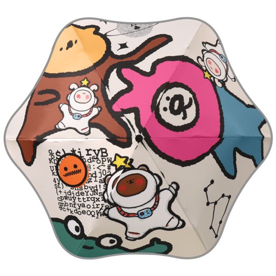 Automatic Folding Safety Reflective Umbrella Planet Paradise Automatic Folding Safety Reflective Umbrella Planet Paradise
