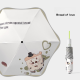 Automatic Folding Safety Reflective Umbrella Love Bread Automatic Folding Safety Reflective Umbrella Love Bread